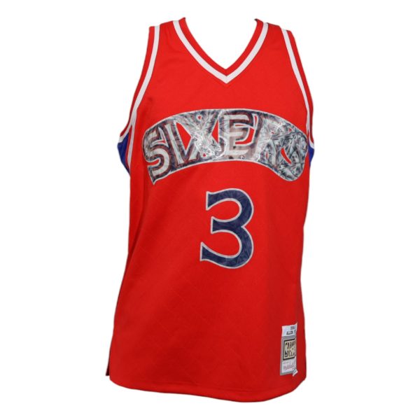 Jersey NBA 75th Aniversary Swingman Sixers Allen Inverson ‘96