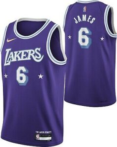 Jersey LeBron James Lakers LAL MNK DF SWGMN JSY MMT 21