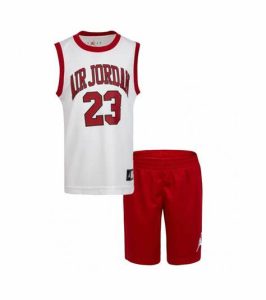 Conjunto Jordan "White/Black" (Toddle Baby)
