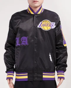 Satin Jacket Prostandard NBA Los Angeles Lakers "Old English"