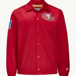 Jacket Satin Starter NFL San Francisco 49ers "Red"