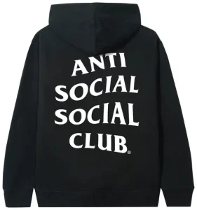 Anti Social Social Club Mind Games Usa Made Hoodie Black