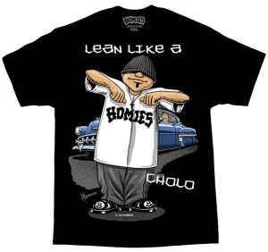 DGA Homies Lean Like A Cholo Black T-Shirt