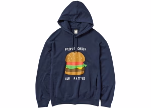 Sudadera con capucha Uniqlo x CPFM Spongebob Squarepants Azul marino